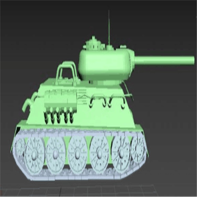 红花岗充气军用坦克模型