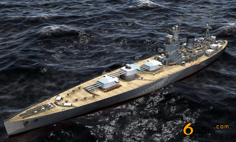 红花岗纳尔逊军舰模型
